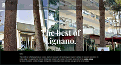 Desktop Screenshot of hotelrexlignano.com